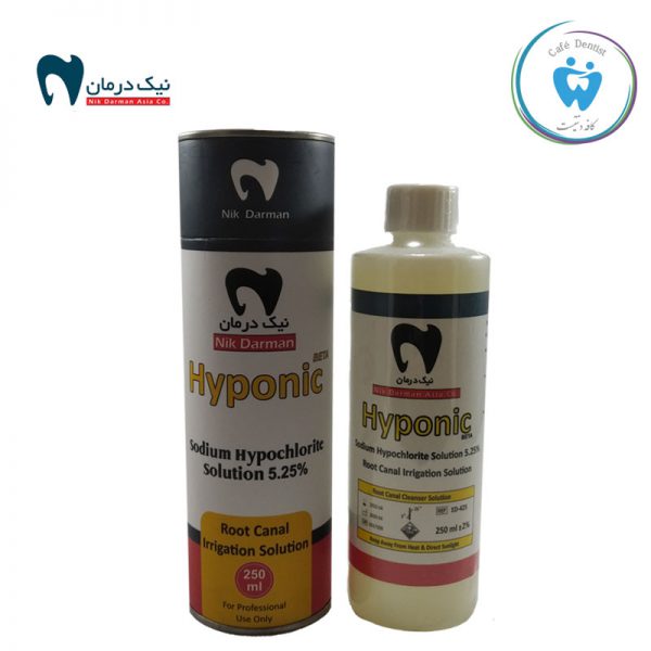 محلول هیپوکلریت سدیم 5.25% هایپونیک نیک درمان آسیا