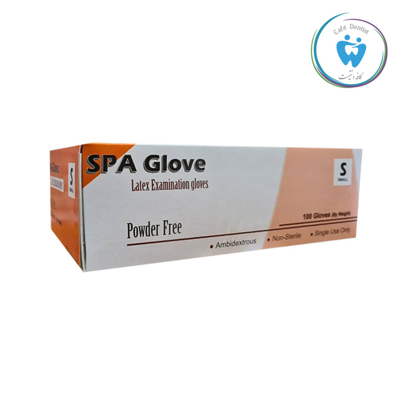 Spa-Glove-Latex-Examination-1 دستکش لاتکس اس پی ای- Spa Glove Latex Examination - تصویر 1