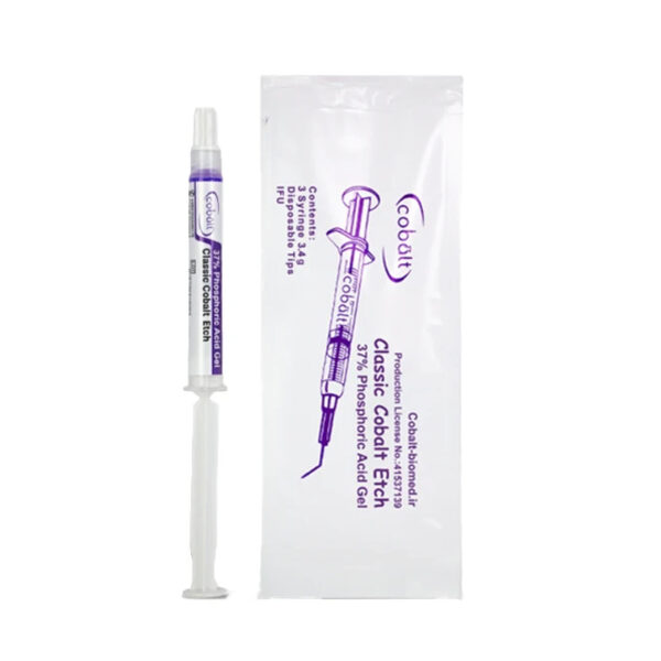 اسید اچ 37% سیلیکایی 3 سرنگی کبالت - Cobalt Classic Etch 37%