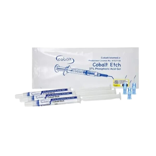 اسید اچ 37% پلیمری 3 سرنگی کبالت - Cobalt Etch 37%