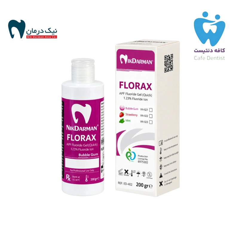 ژل فلوراید نیک درمان خرید مواد دندان پزشکی با بهترین قیمت و کیفیت