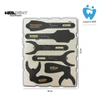 فتوکنتراستر پلیمری فتوگرافی هیلدنت (فول ست 6 عددی) - Healdent photo contraster